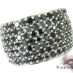 7 Row Fully Black Diamond Ring 26746 - Image 1