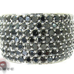 7 Row Fully Black Diamond Ring 26746 - Image 2