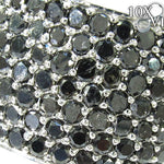 7 Row Fully Black Diamond Ring 26746 - Image 3