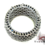 7 Row Fully Black Diamond Ring 26746 - Image 5