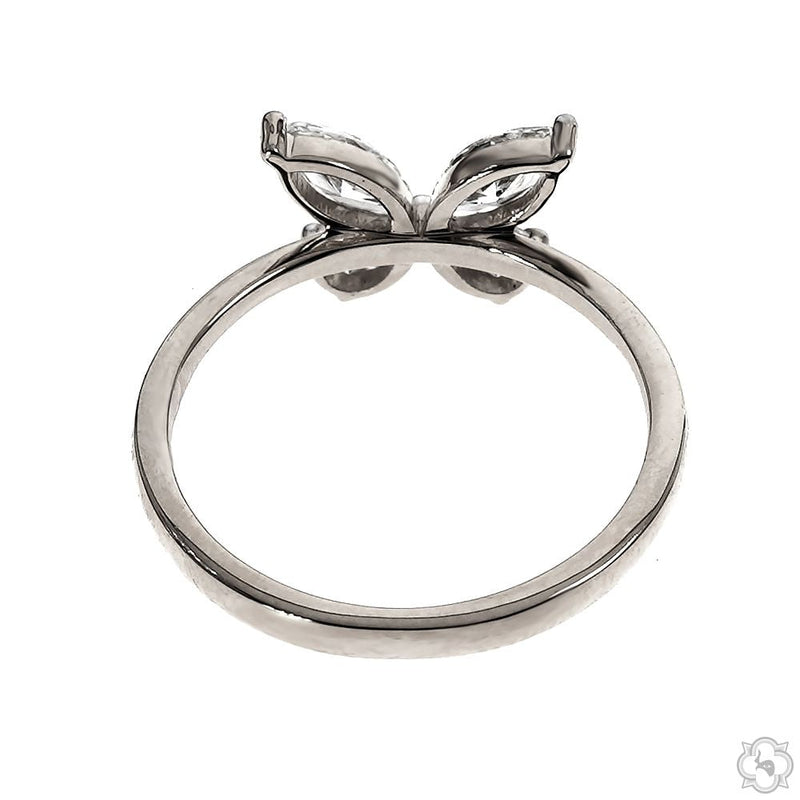 14K Gold Butterfly Lab-Grown Diamond Ring, photo 5 of 7