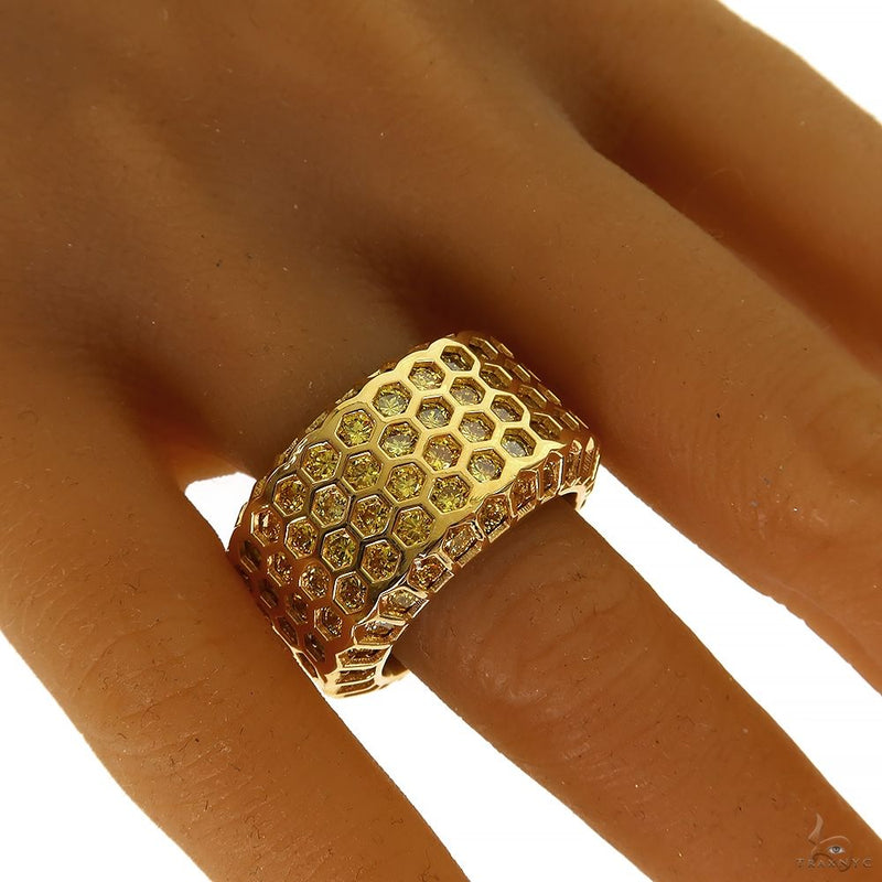 TraxNyc Mens Honeycomb Ring 70020 - Image 7