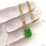 Jade Stone Buddha Pendant Necklace 70027 - Image 7