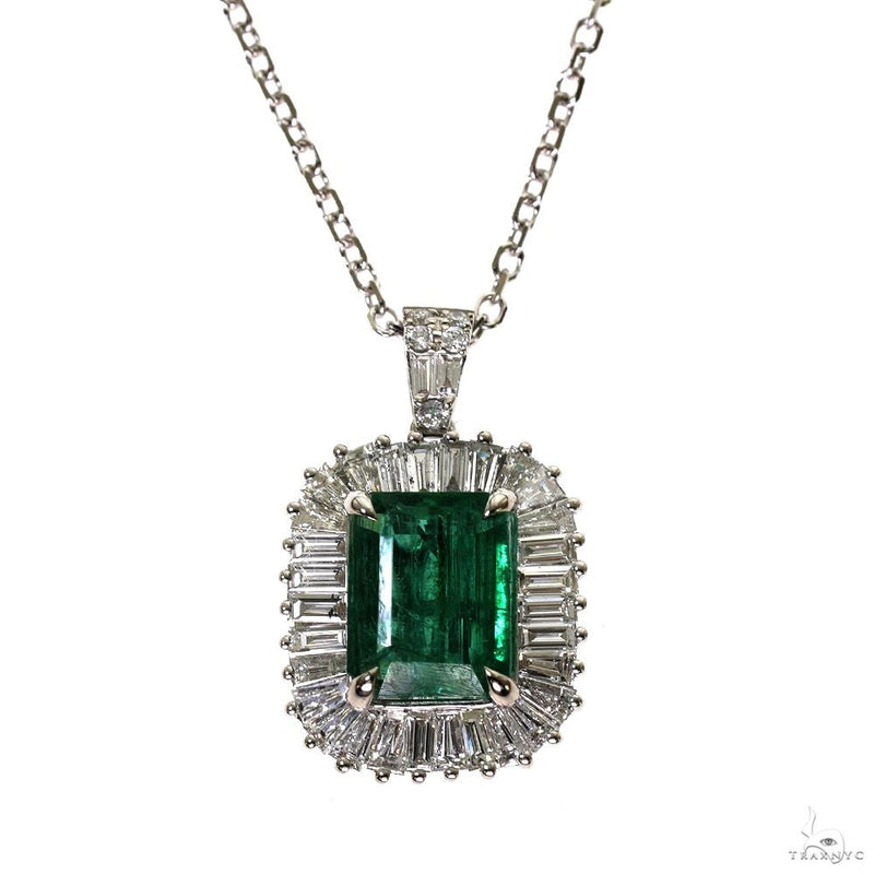 TraxNYC Ballerina Collection Emerald Necklace 70050 - Image 1