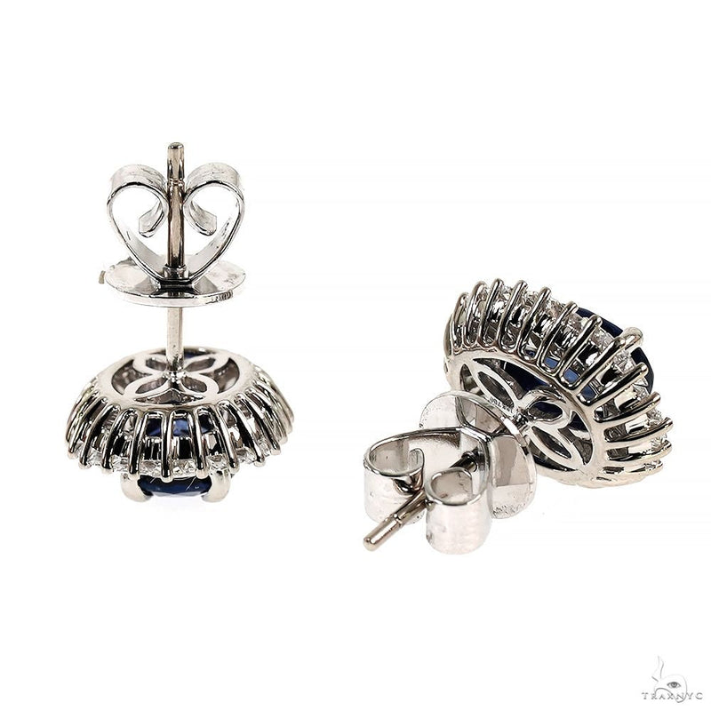 TraxNYC Ballerina Collection Blue Sapphire Earrings 70056 - Image 3