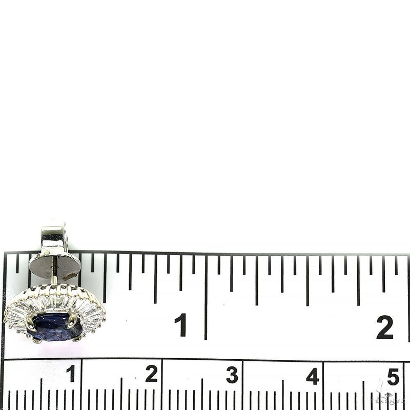 TraxNYC Ballerina Collection Blue Sapphire Earrings 70056 - Image 4