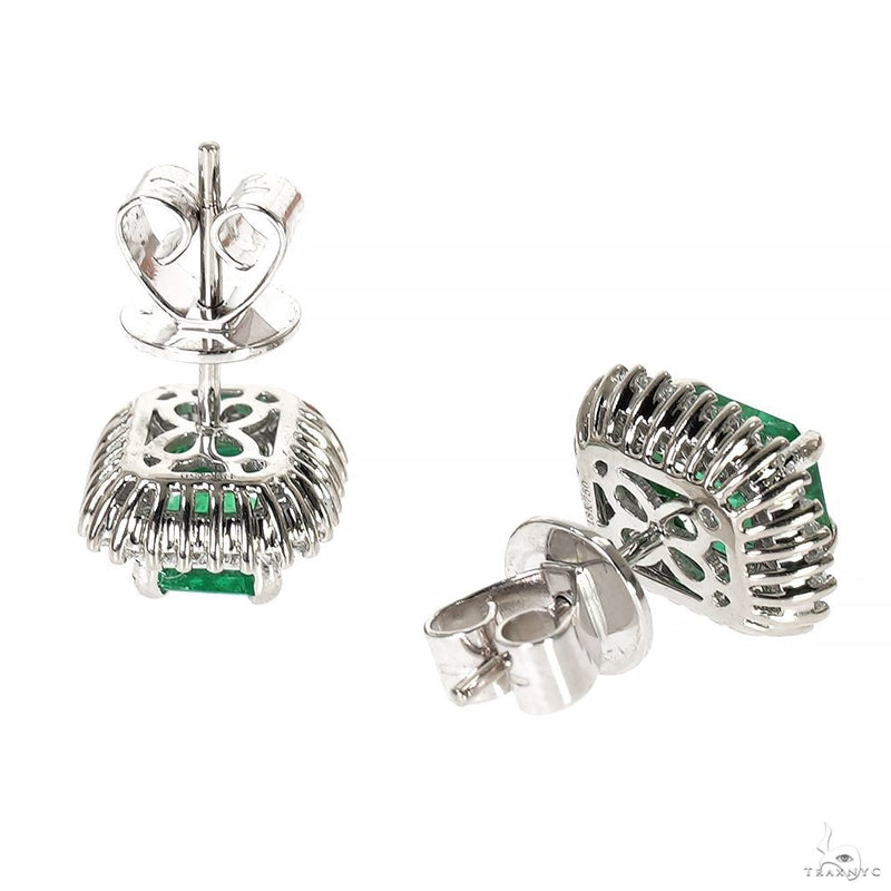 TraxNYC Ballerina Collection Emerald Earrings 70057 - Image 4