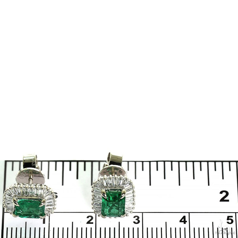 TraxNYC Ballerina Collection Emerald Earrings 70057 - Image 5