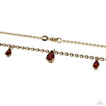 Pear Shape Red Sapphire Necklace 70063 - Image 4