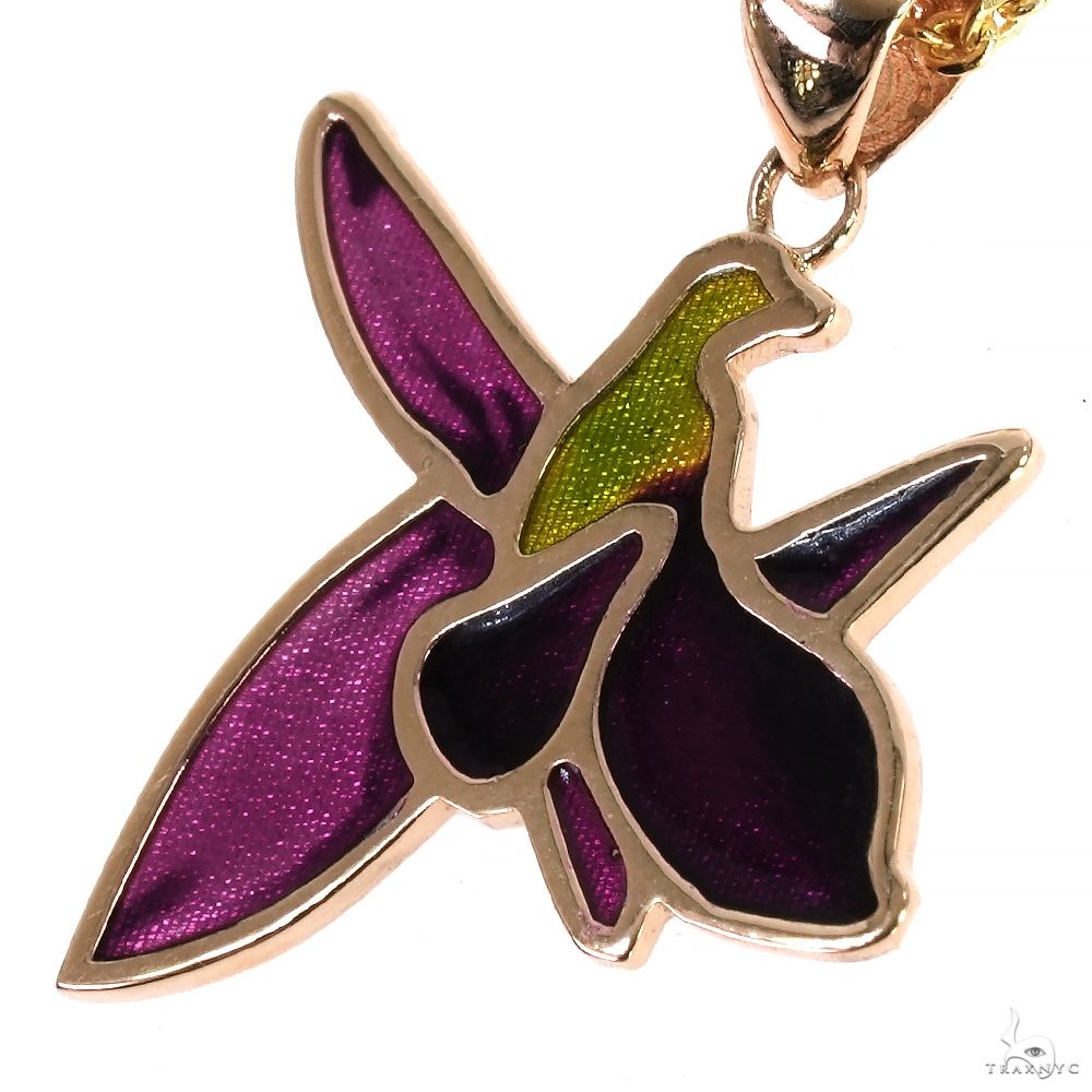 Khari-Bulbul Flower of Azerbaijan Necklace 70069 | TraxNYC