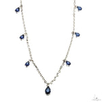 Pear Shape Blue Sapphire Necklace 70085 - Image 1