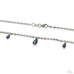Pear Shape Blue Sapphire Necklace 70085 - Image 3