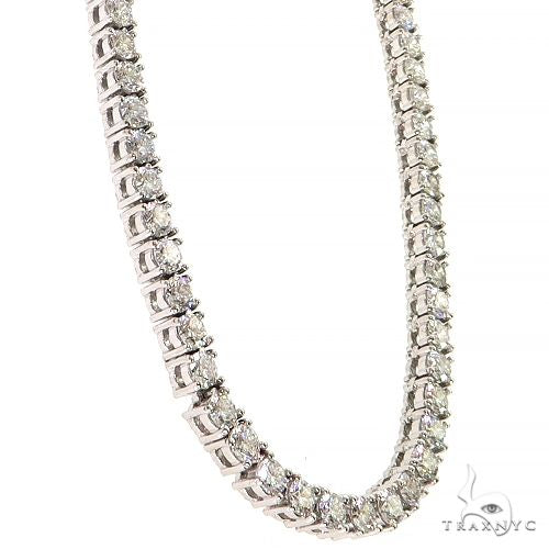 15 Pointer Diamond Tennis Chain (Lab) 70087 | TraxNYC