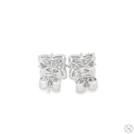 Luminous Blossom Studs Diamond Earrings 70094 - Image 4