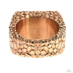 15 Pointer 3 Row Gold Nugget Diamond Ring 70096 - Image 4