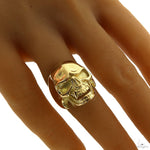 18K Gold Skull Ring 70097 - Image 6