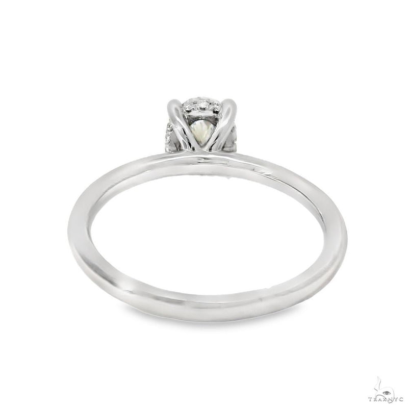 Solitaire Oval Diamond Engagement Ring (S) 70111 - Image 4