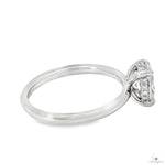 Solitaire Oval Diamond Engagement Ring (S) 70111 - Image 5