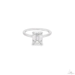 Solitaire Emerald Diamond Engagement Ring (S) 70114 - Image 1