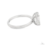 Solitaire Emerald Diamond Engagement Ring (S) 70114 - Image 4