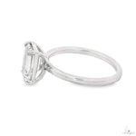 Solitaire Emerald Diamond Engagement Ring (S) 70114 - Image 5