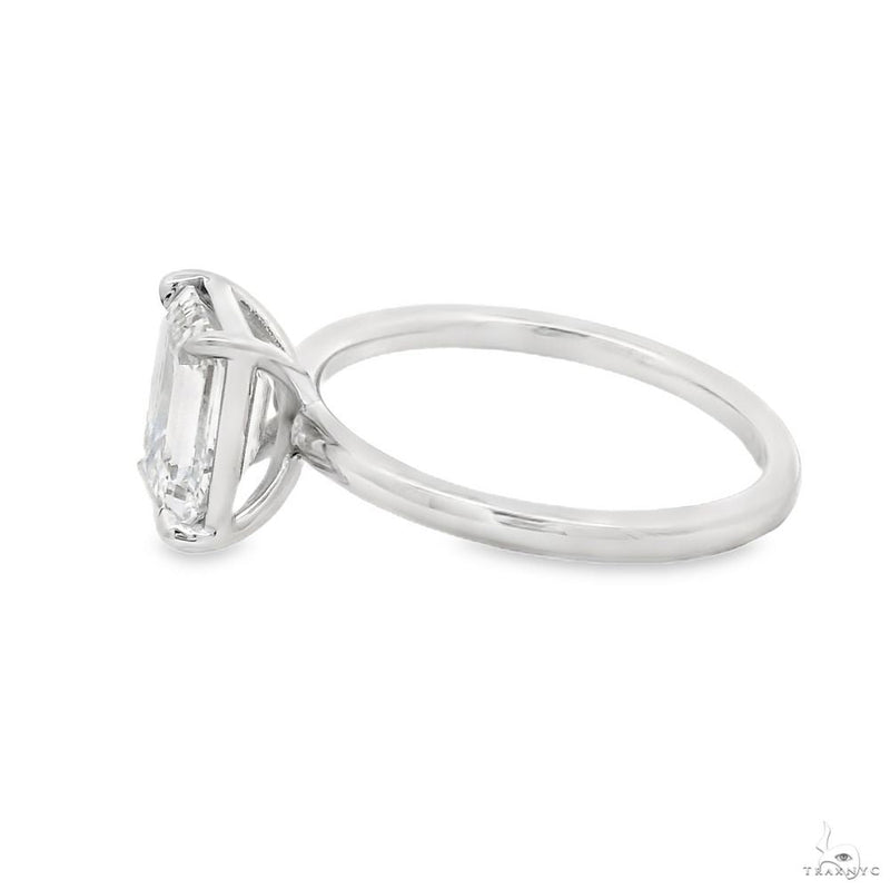 Solitaire Emerald Diamond Engagement Ring (S) 70114 - Image 5