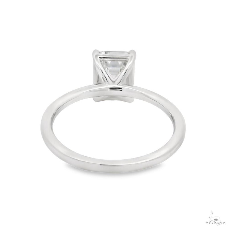 Solitaire Emerald Diamond Engagement Ring (S) 70114 - Image 6