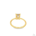 Solitaire Emerald Diamond Engagement Ring (S) 70114 - Image 11