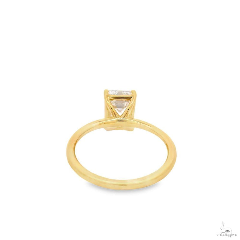 Solitaire Emerald Diamond Engagement Ring (S) 70114 - Image 11