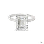 Solitaire Emerald Diamond Engagement Ring (M) 70115 - Image 1