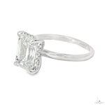 Solitaire Emerald Diamond Engagement Ring (M) 70115 - Image 3