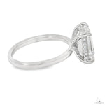 Solitaire Emerald Diamond Engagement Ring (M) 70115 - Image 5