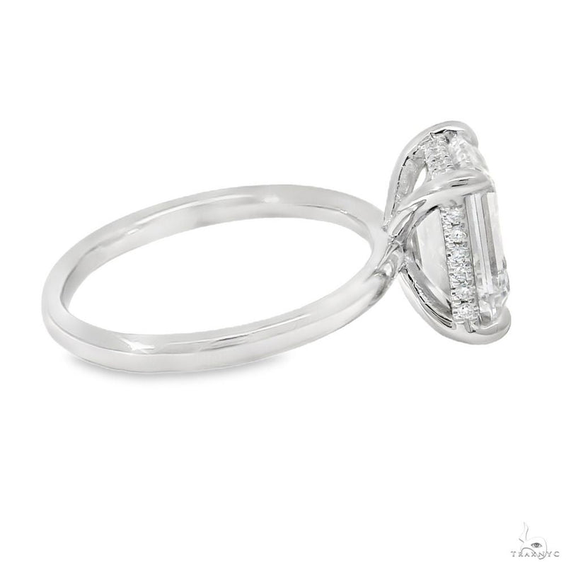 Solitaire Emerald Diamond Engagement Ring (M) 70115 - Image 5