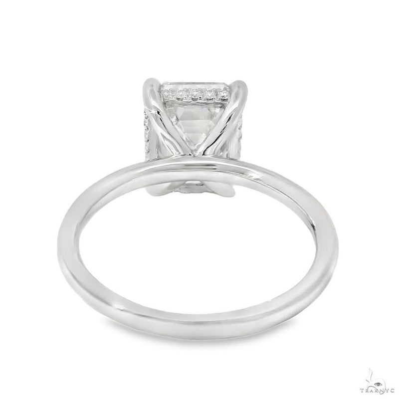 Solitaire Emerald Diamond Engagement Ring (M) 70115 - Image 6