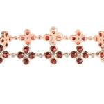 TraxNYC Red Petal Bracelet 70214 - Image 1