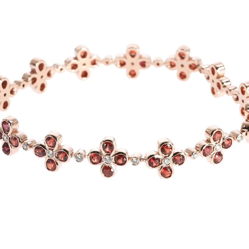 TraxNYC Red Petal Bracelet 70214 - Image 2