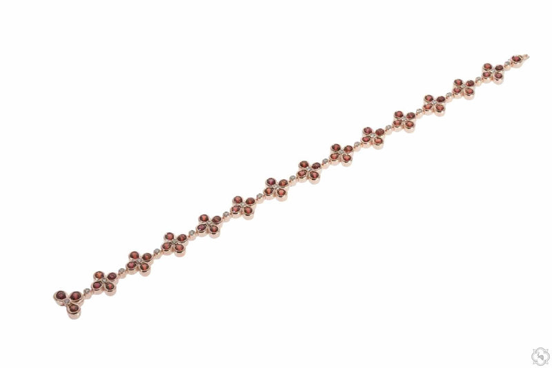 TraxNYC Red Petal Bracelet 70214 - Image 4