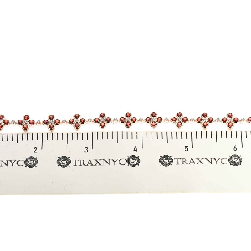 TraxNYC Red Petal Bracelet 70214 - Image 5