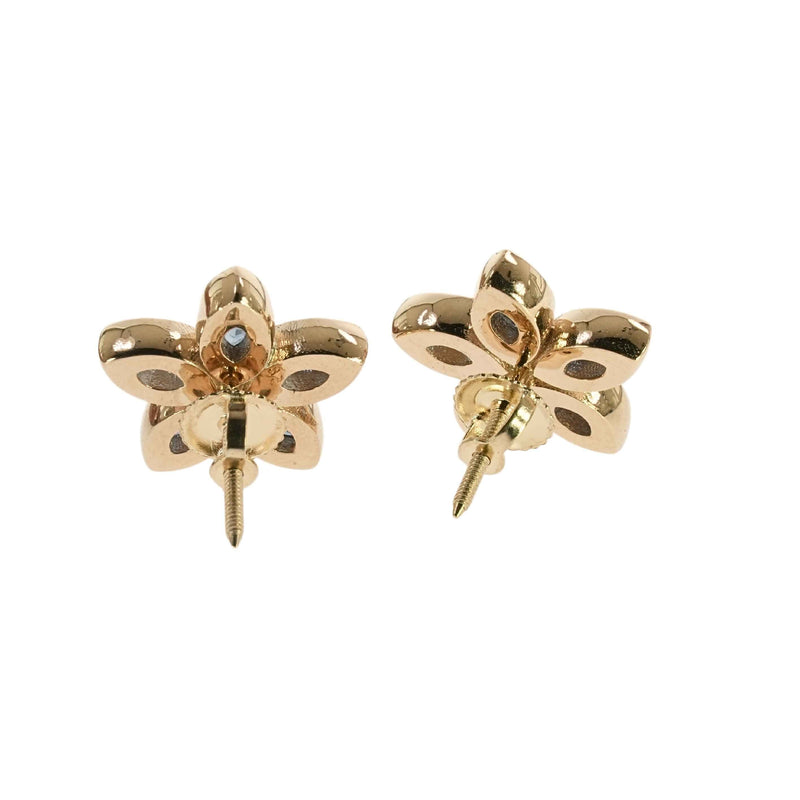 TraxNYC Blue Petal Cluster Earrings 70215 - Image 3