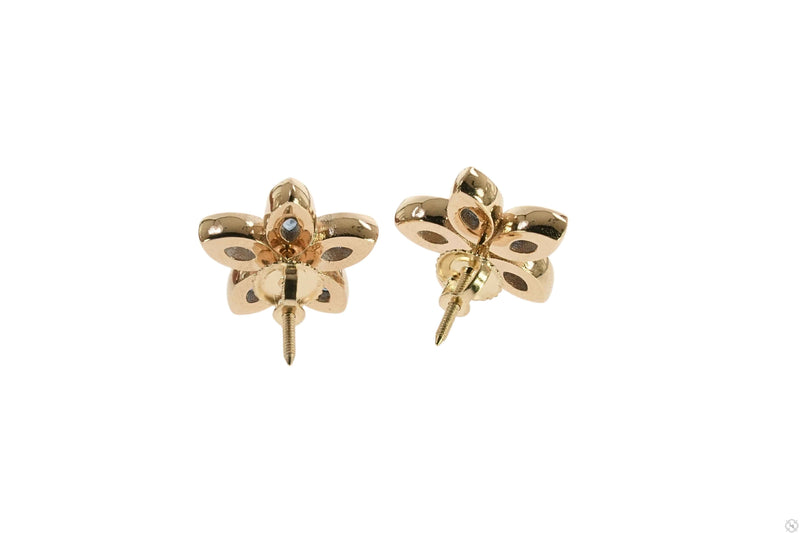 TraxNYC Blue Petal Cluster Earrings 70215 - Image 3