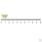 Diamond Butterfly Earrings 70239 - Image 7