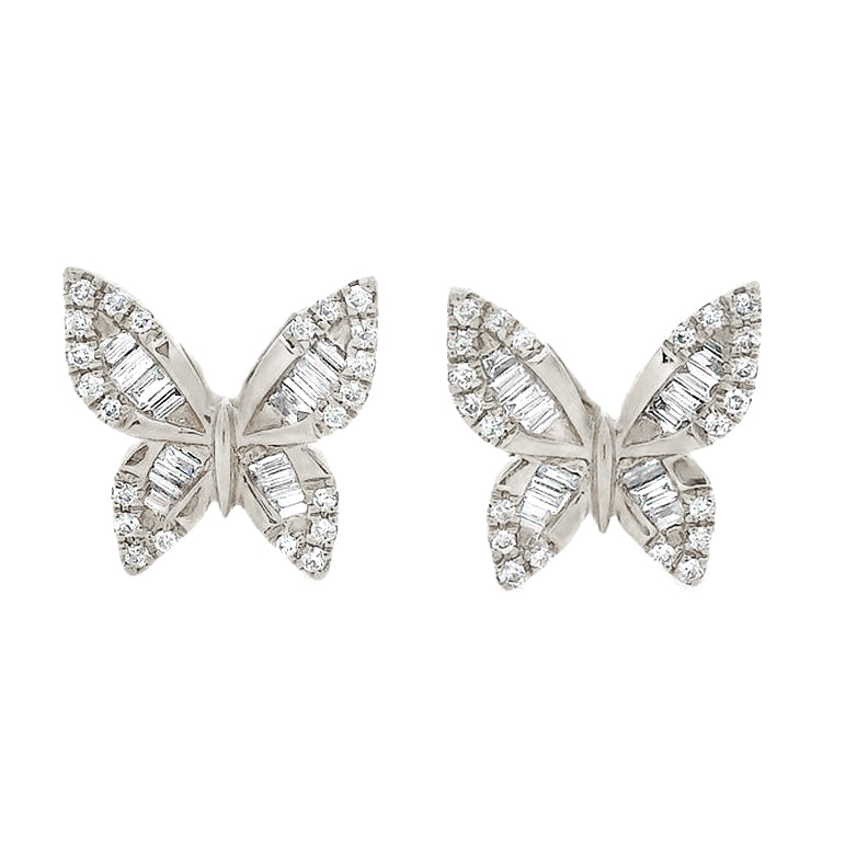 Diamond Butterfly Earrings 70240