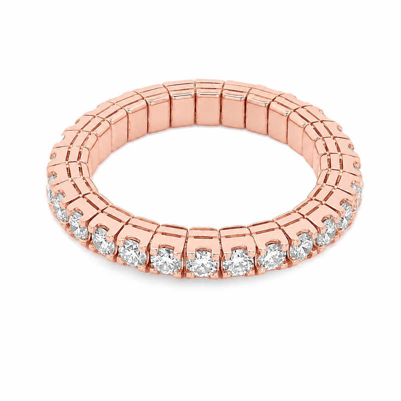 Adjustable Diamond Tennis Ring 70267