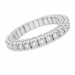 Adjustable Diamond Tennis Ring 70267