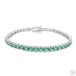 Emerald Tennis Bracelet 70273 - Image 1