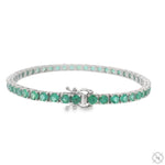 Emerald Tennis Bracelet 70273 - Image 2