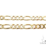 Mens 14k Solid Yellow Gold Figaro Chain 24 Inches 4.8mm 70280 - Image 2