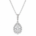 Pear Shape Diamond Necklace 70288