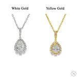 Pear Shape Diamond Necklace 70288 - Image 6