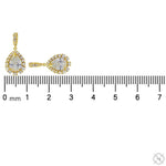 Pear Shape Diamond Necklace 70288 - Image 7